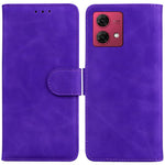 Mobiltelefoncover til Motorola Moto G84 5G cover i ensfarvet læder med kortholder