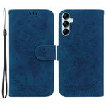 Præget Telefoncover til Samsung Galaxy A15 4G Etui PU Læder Stander Telefon Skal