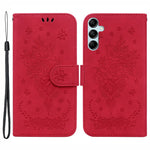 Præget Telefoncover til Samsung Galaxy A15 4G Etui PU Læder Stander Telefon Skal