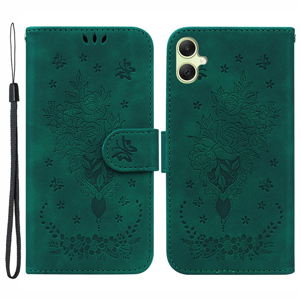 For Samsung Galaxy A05 4G Case PU Leather Magnetic Folio Phone Cover