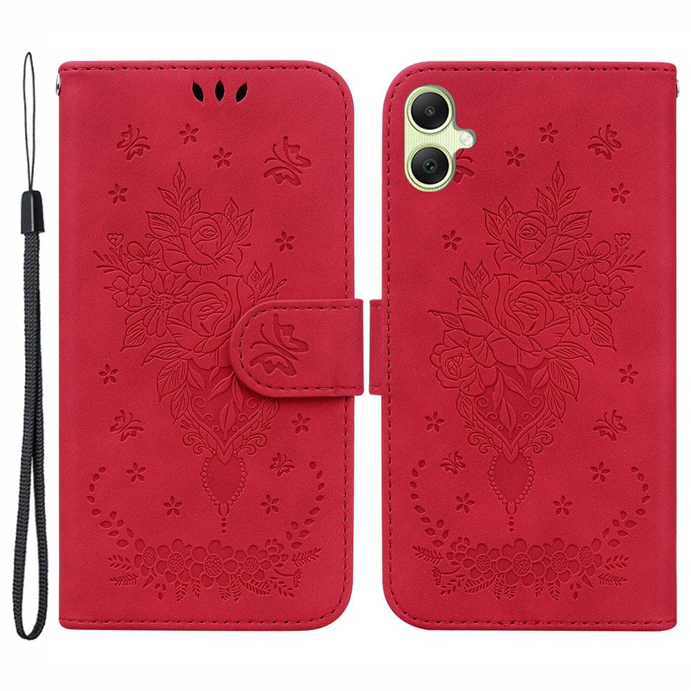 For Samsung Galaxy A05 4G Case PU Leather Magnetic Folio Phone Cover
