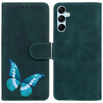 Til Samsung Galaxy A15 4G Cover Skin-touch læder med sommerfugleprint Telefoncover
