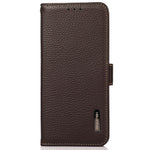 KHAZNEH Til Samsung Galaxy S25+ / S24+ Cover RFID-blokerende ægte koskind-telefoncover