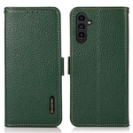 KHAZNEH Til Samsung Galaxy S25+ / S24+ Cover RFID-blokerende ægte koskind-telefoncover