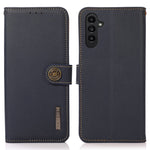 KHAZNEH Skal till Samsung Galaxy S25+ / S24+ Plånboksfodral i äkta nötskinn