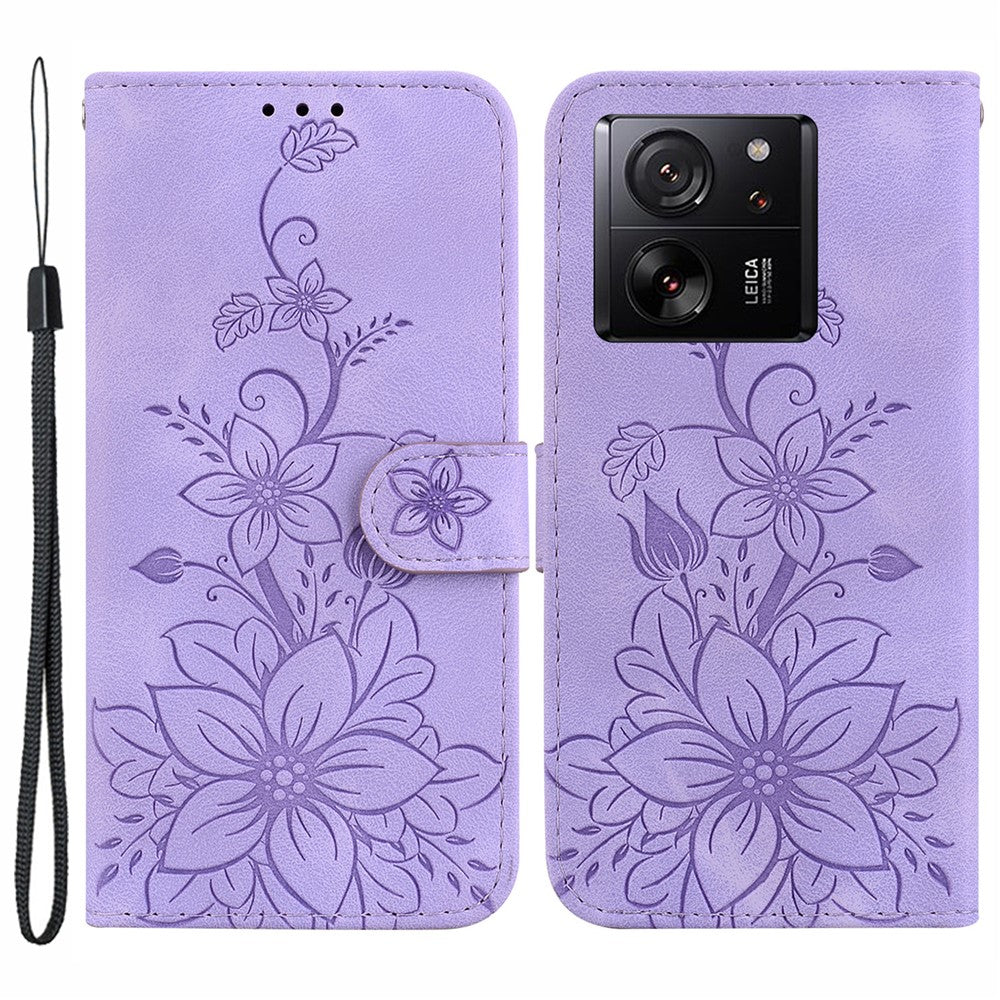 For Xiaomi Redmi K60 Ultra / Xiaomi 13T / 13T Pro Case Imprinted Leather Stand Phone Cover