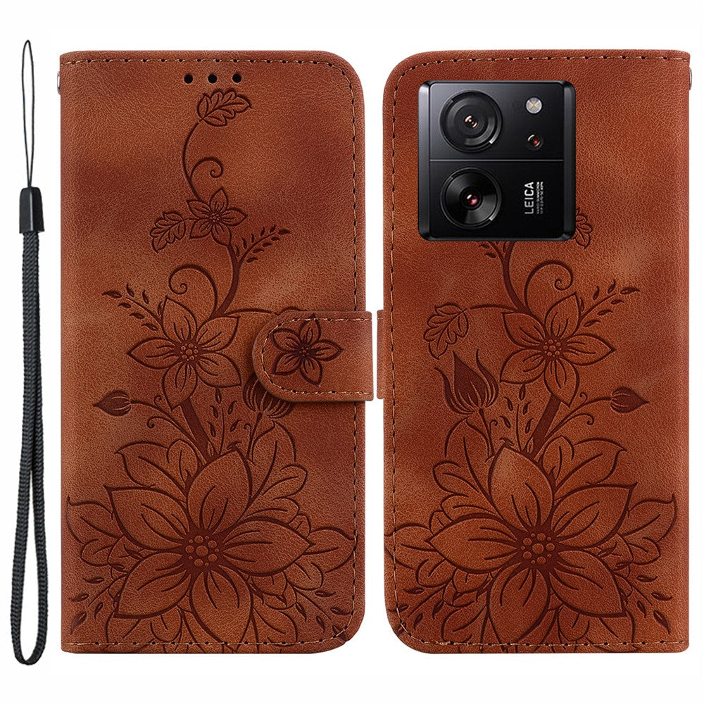 For Xiaomi Redmi K60 Ultra / Xiaomi 13T / 13T Pro Case Imprinted Leather Stand Phone Cover