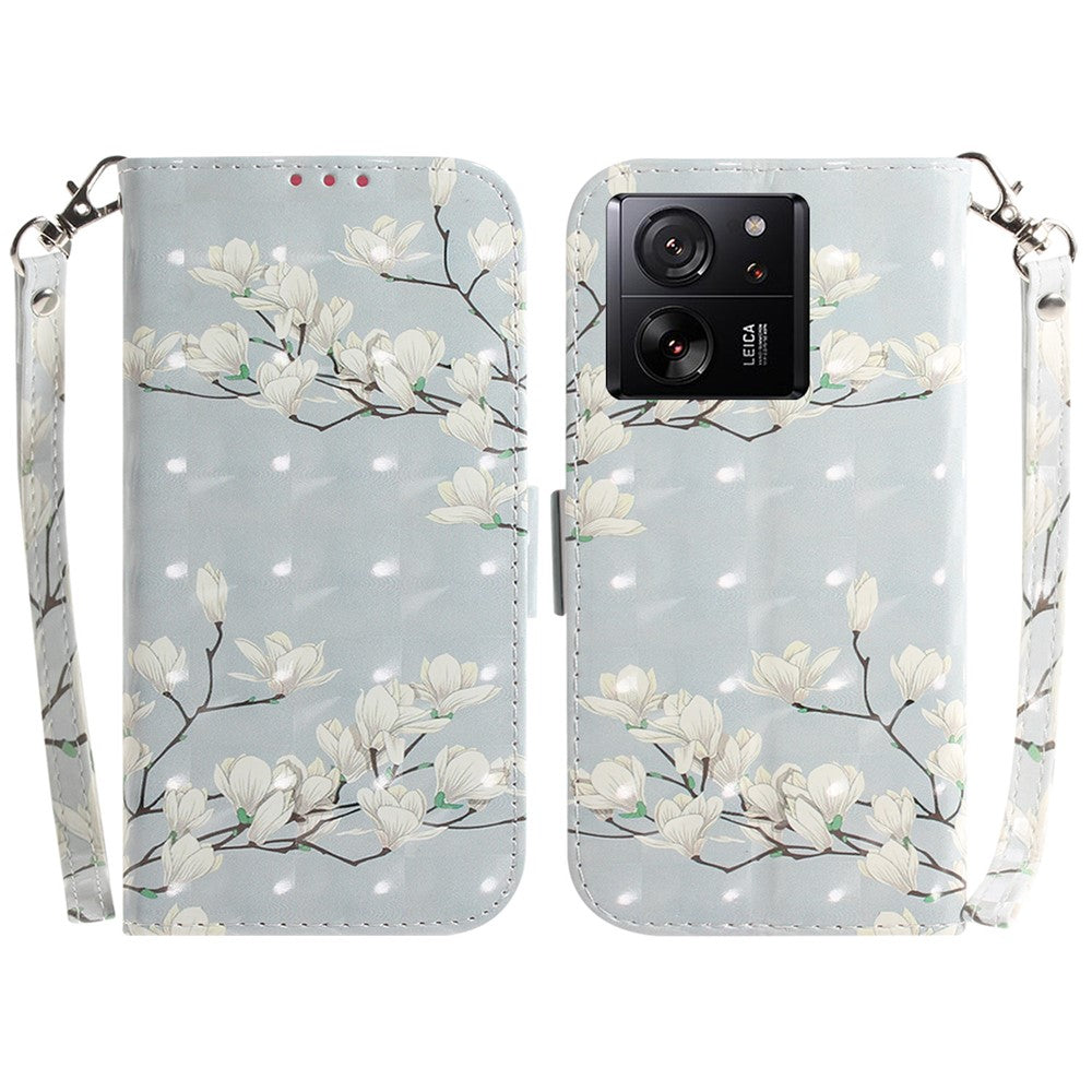 For Xiaomi Redmi K60 Ultra / 13T / 13T Pro Case Wallet PU Leather Pattern Printing Phone Cover