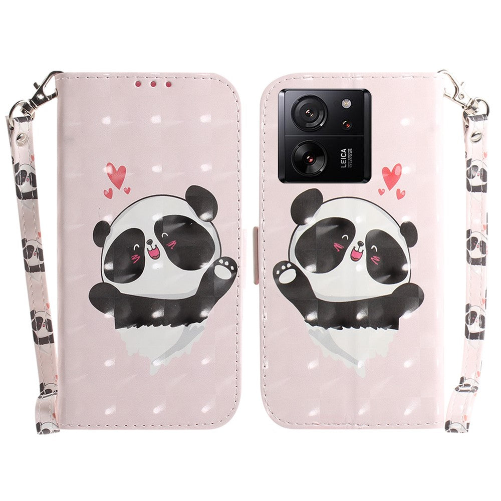For Xiaomi Redmi K60 Ultra / 13T / 13T Pro Case Wallet PU Leather Pattern Printing Phone Cover