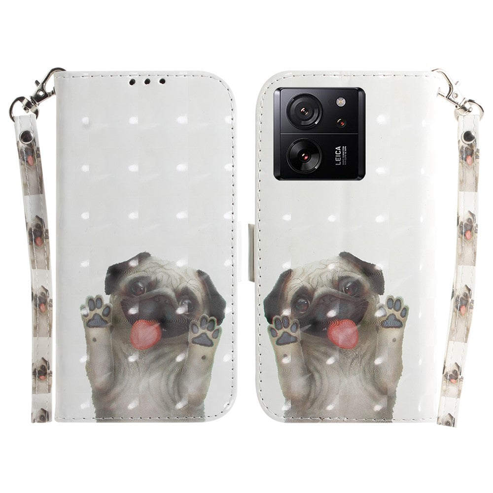 For Xiaomi Redmi K60 Ultra / 13T / 13T Pro Case Wallet PU Leather Pattern Printing Phone Cover