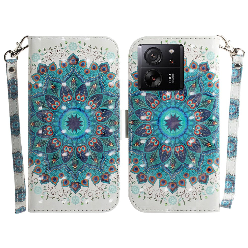 For Xiaomi Redmi K60 Ultra / 13T / 13T Pro Case Wallet PU Leather Pattern Printing Phone Cover