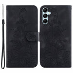 Til Samsung Galaxy A15 4G Cover Imprægneret Wallet Stand Læder Mobiltelefon Etui