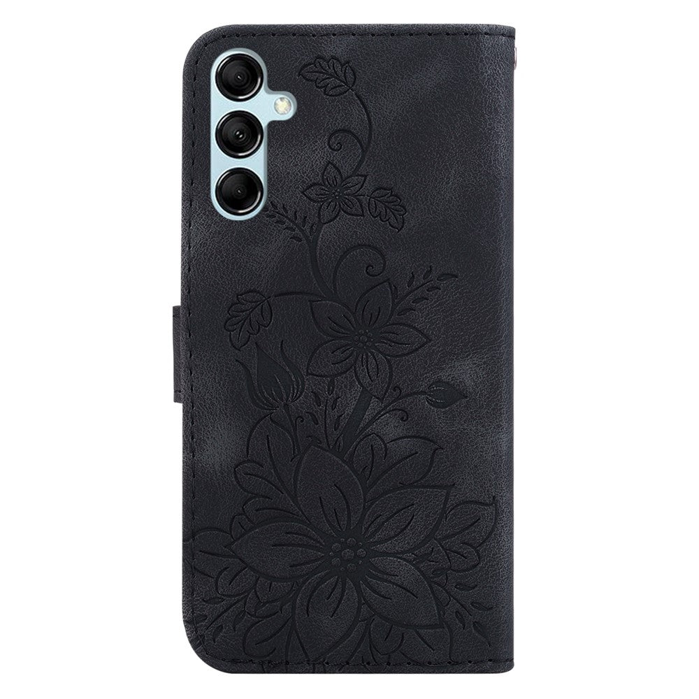 Til Samsung Galaxy A15 4G Cover Imprægneret Wallet Stand Læder Mobiltelefon Etui