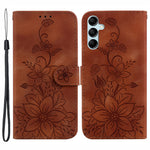 Til Samsung Galaxy A15 4G Cover Imprægneret Wallet Stand Læder Mobiltelefon Etui