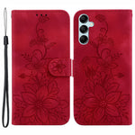 Til Samsung Galaxy A15 4G Cover Imprægneret Wallet Stand Læder Mobiltelefon Etui