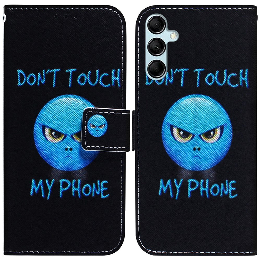 For Samsung Galaxy A15 4G Case Pattern Printing PU Leather Magnetic Wallet Phone Cover