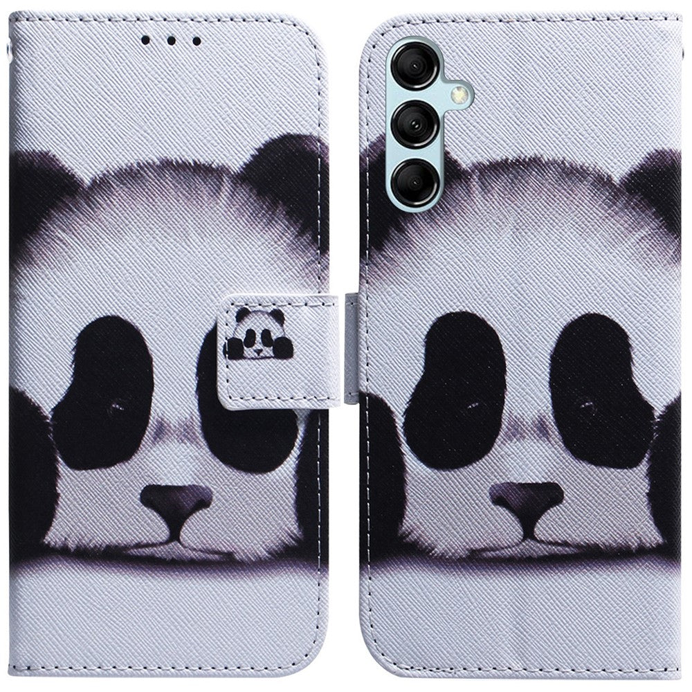For Samsung Galaxy A15 4G Case Pattern Printing PU Leather Magnetic Wallet Phone Cover