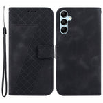 Til Samsung Galaxy A15 4G Lædercover Præget Pung Stativ Smartphone Cover