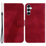 Til Samsung Galaxy A15 4G Lædercover Præget Pung Stativ Smartphone Cover