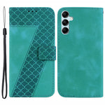 Til Samsung Galaxy A15 4G Lædercover Præget Pung Stativ Smartphone Cover