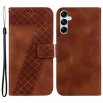 Til Samsung Galaxy A15 4G Lædercover Præget Pung Stativ Smartphone Cover