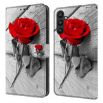 Til Samsung Galaxy A15 4G Cover Ridsefrit PU-læder 3D-mønster Telefoncover