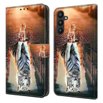 Til Samsung Galaxy A15 4G Cover Ridsefrit PU-læder 3D-mønster Telefoncover