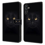 Til Samsung Galaxy A15 4G Cover Ridsefrit PU-læder 3D-mønster Telefoncover