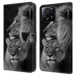 Xiaomi Redmi K60 Ultra / 13T / 13T Pro-skal med 3D-mönster i läder och plånbok.