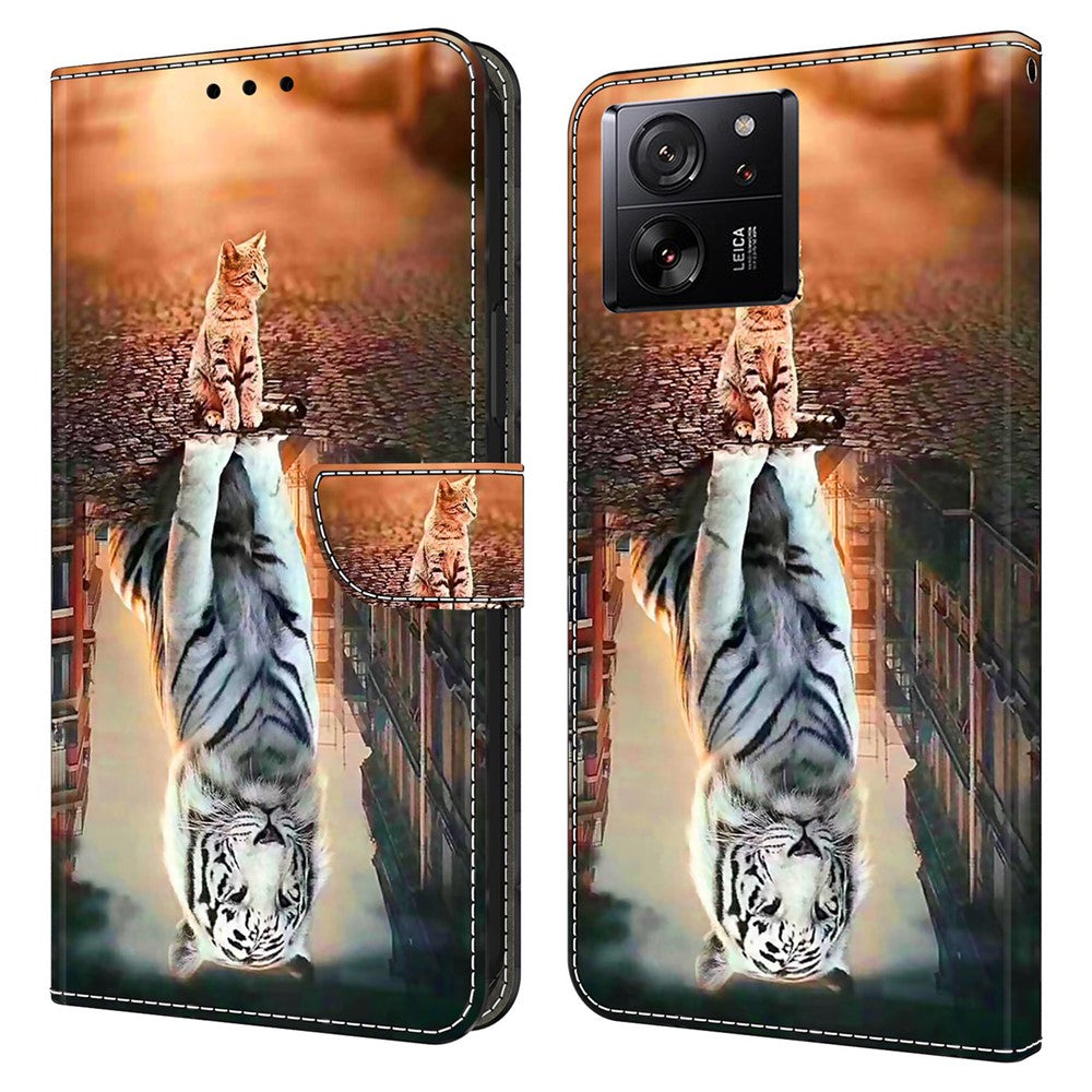 For Xiaomi Redmi K60 Ultra / 13T / 13T Pro Case 3D Pattern Leather Wallet Phone Cover