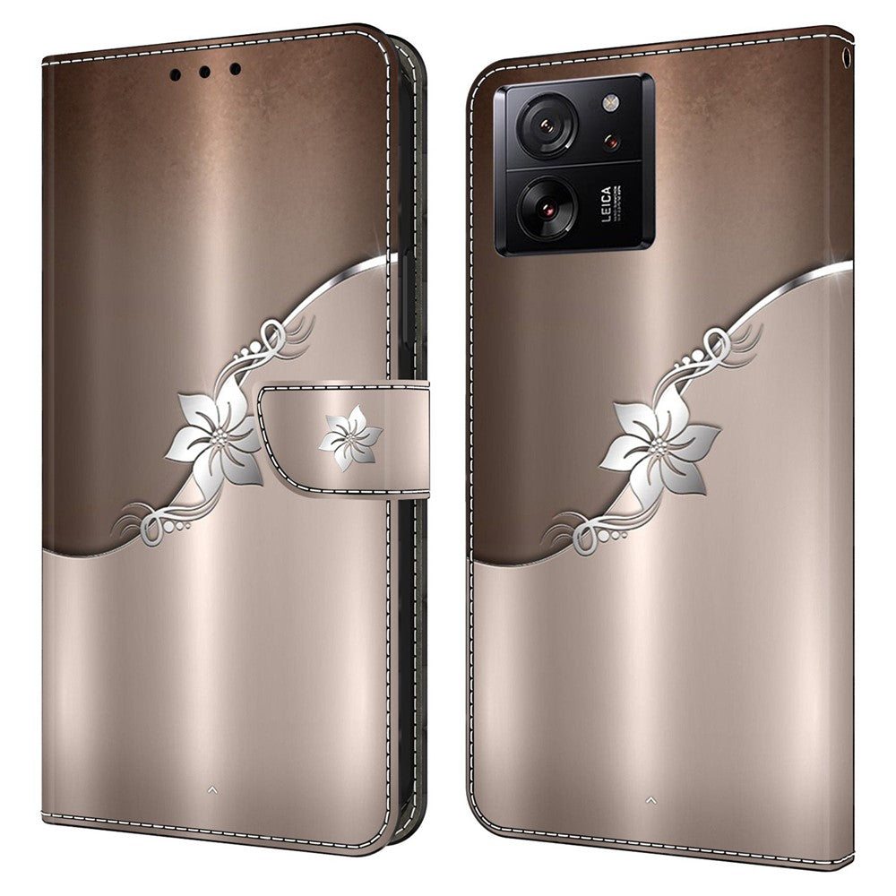 For Xiaomi Redmi K60 Ultra / 13T / 13T Pro Case 3D Pattern Leather Wallet Phone Cover
