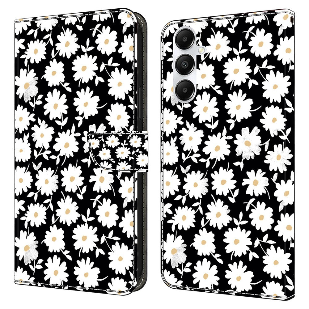 Til Samsung Galaxy A05s 4G Etui Pung PU Læder 3D Mønster Flip Telefon Cover
