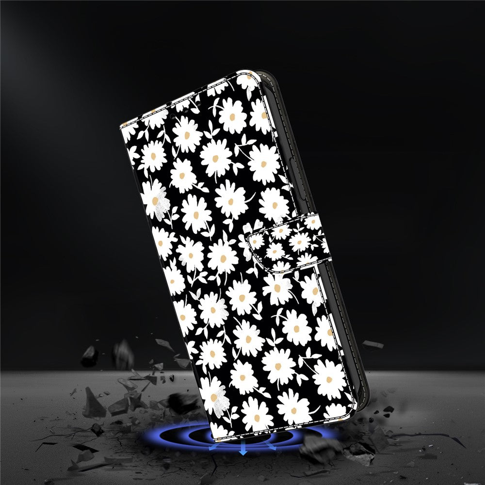 Til Samsung Galaxy A05s 4G Etui Pung PU Læder 3D Mønster Flip Telefon Cover