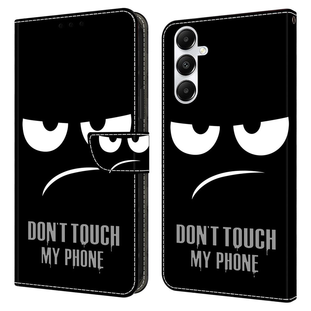 Til Samsung Galaxy A05s 4G Etui Pung PU Læder 3D Mønster Flip Telefon Cover