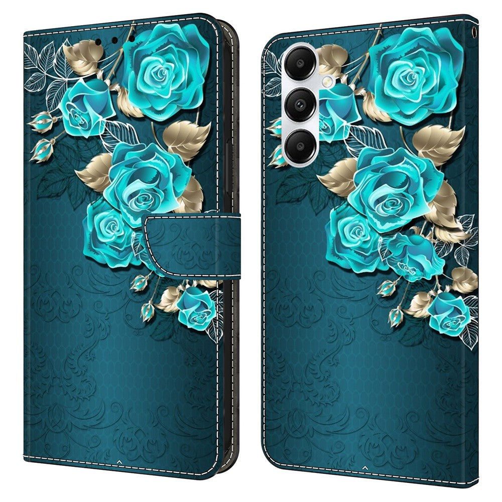 Til Samsung Galaxy A05s 4G Etui Pung PU Læder 3D Mønster Flip Telefon Cover