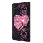For Samsung Galaxy A15 4G Case 3D Pattern PU Leather Flip Protective Cover