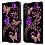For Samsung Galaxy A15 4G Case 3D Pattern PU Leather Flip Protective Cover
