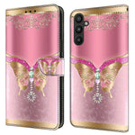 For Samsung Galaxy A15 4G Case 3D Pattern PU Leather Flip Protective Cover