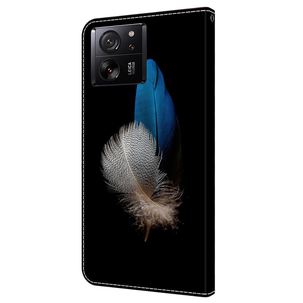 For Xiaomi Redmi K60 Ultra / 13T / 13T Pro Case  Folio PU Leather 3D Pattern Printing Phone Cover