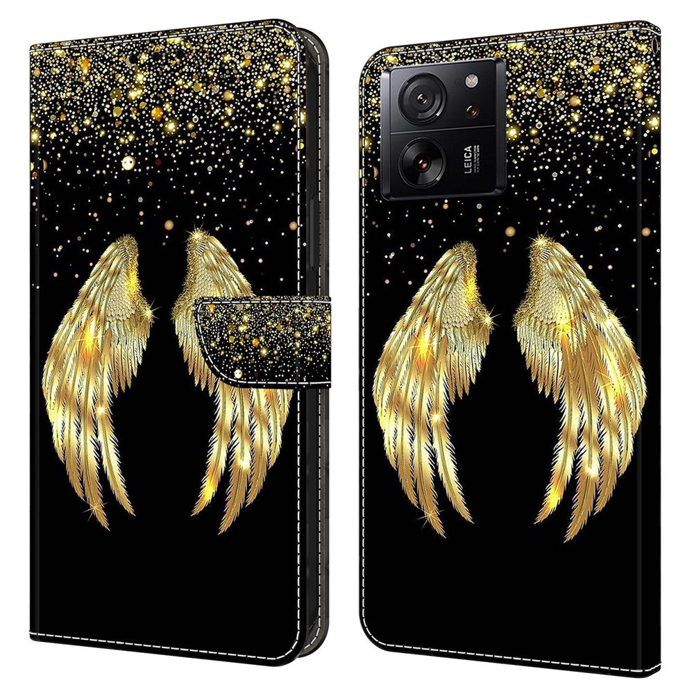 For Xiaomi Redmi K60 Ultra / 13T / 13T Pro Case  Folio PU Leather 3D Pattern Printing Phone Cover