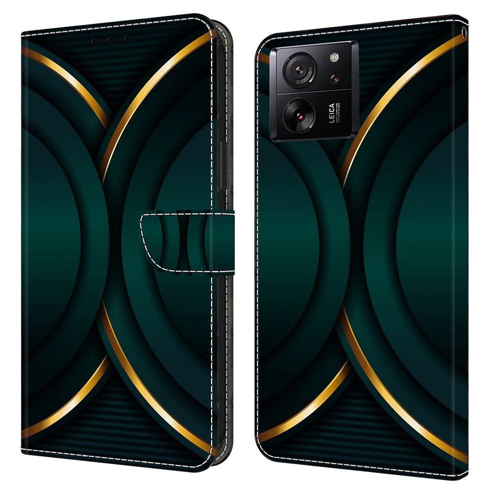 For Xiaomi Redmi K60 Ultra / 13T / 13T Pro Case  Folio PU Leather 3D Pattern Printing Phone Cover