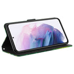 Til Samsung Galaxy A15 4G cover 3D mønster print PU læder pung telefon cover