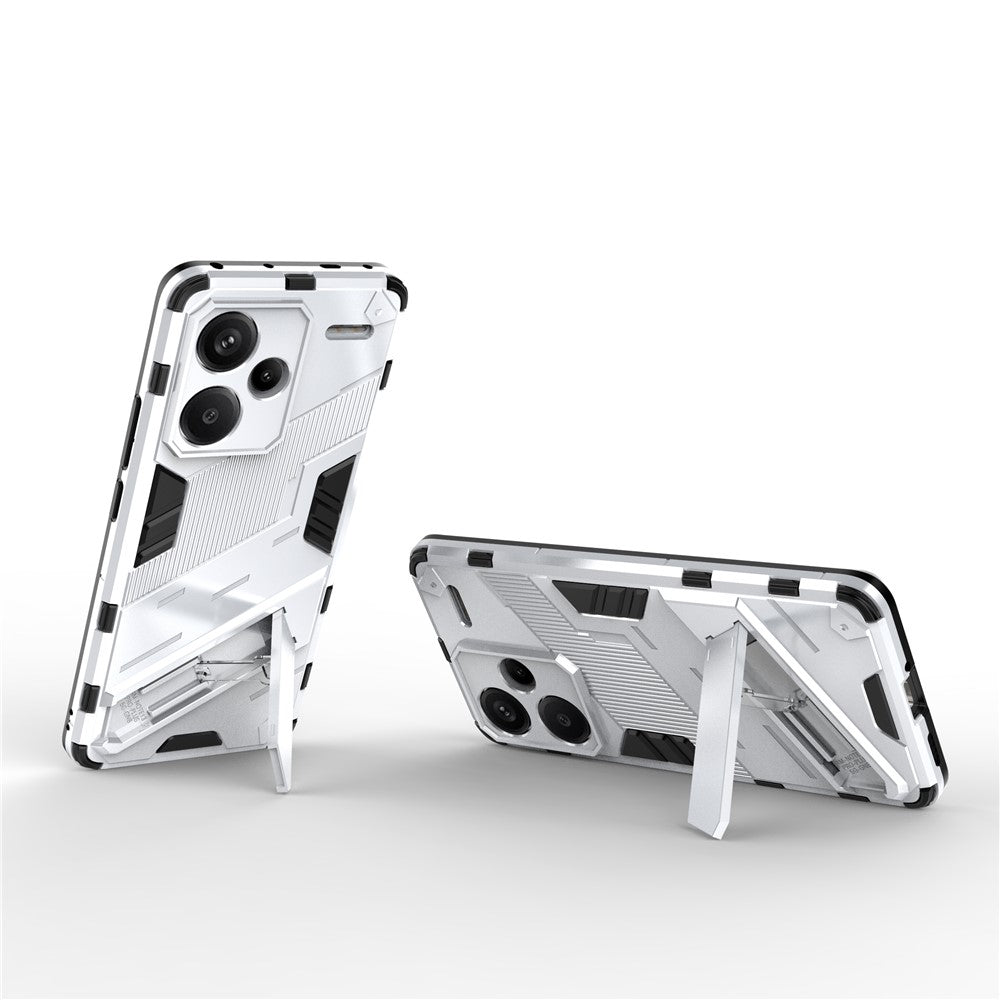 For Xiaomi Redmi Note 13 Pro+ 5G Case Anti-Scratch Kickstand PC+TPU Phone Cover