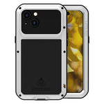 LOVE MEI For iPhone 15 Case with Tempered Glass Screen Protector Phone Cover