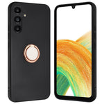 Til Samsung Galaxy A15 4G etui TPU telefoncover med ringestativ