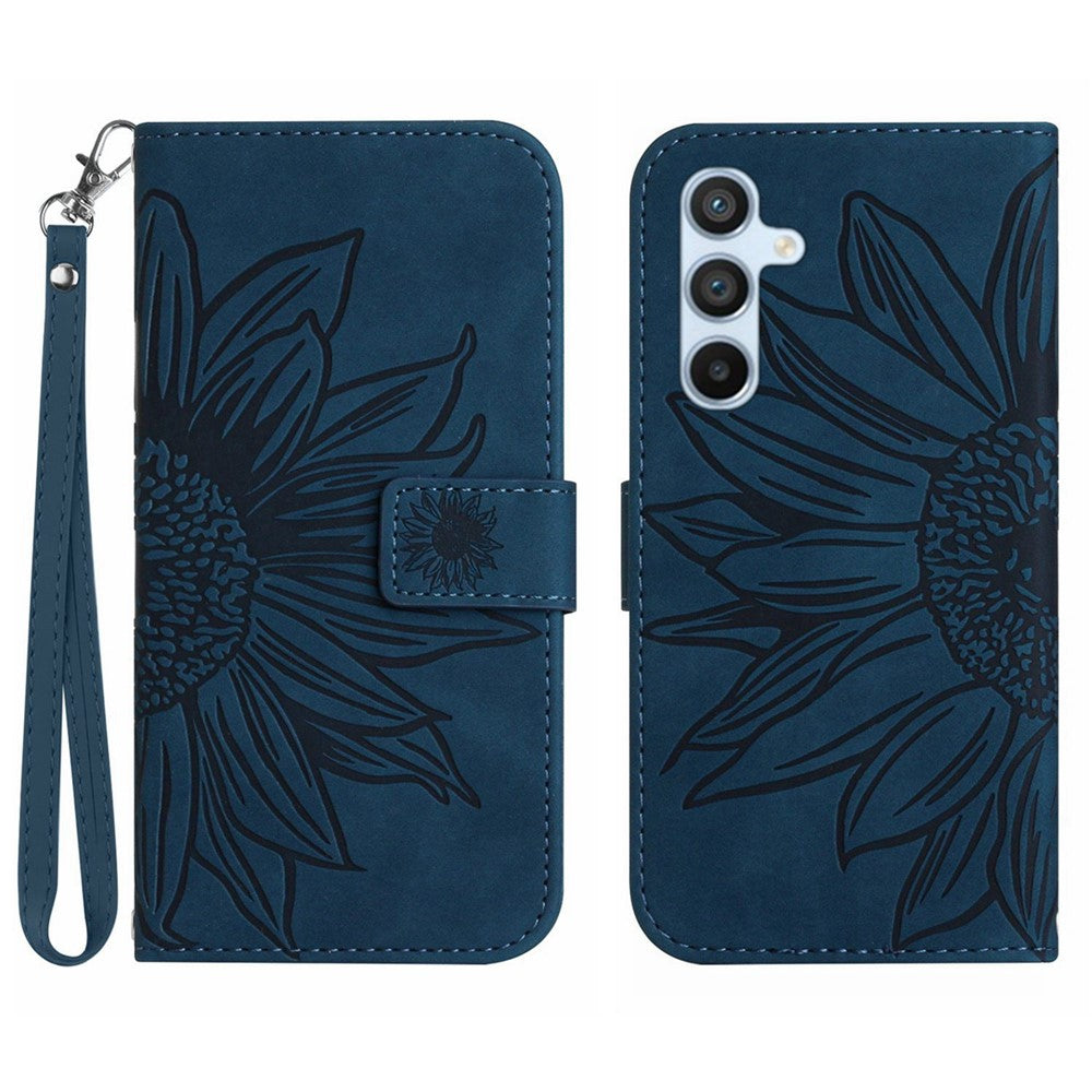 HT04 For Samsung Galaxy A15 4G Cover Skin-touch PU Leather Phone Case