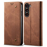 For Samsung Galaxy S24 Case Slim-Fit Phone Shell Wallet PU Leather Cell Phone Cover