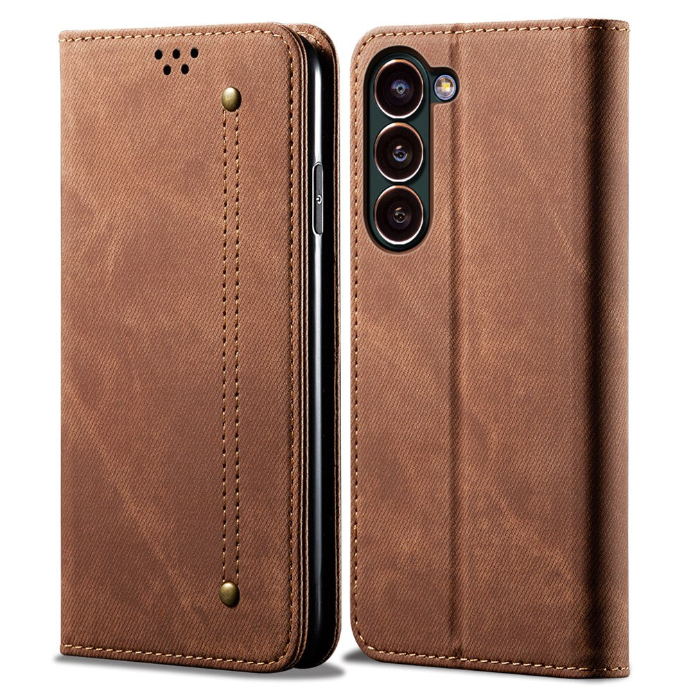 For Samsung Galaxy S24 Case Slim-Fit Phone Shell Wallet PU Leather Cell Phone Cover