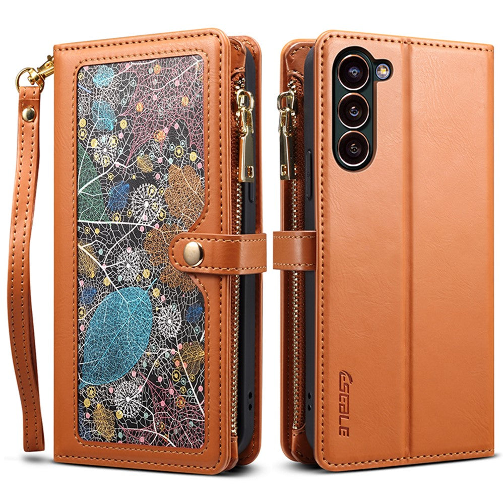 ESEBLE For Samsung Galaxy S24+ Case RFID Blocking Wallet Cellphone Leather Cover