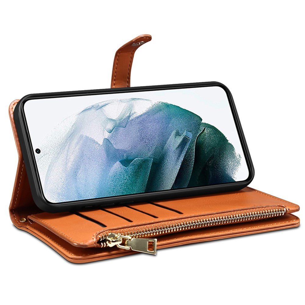 ESEBLE For Samsung Galaxy S24+ Case RFID Blocking Wallet Cellphone Leather Cover